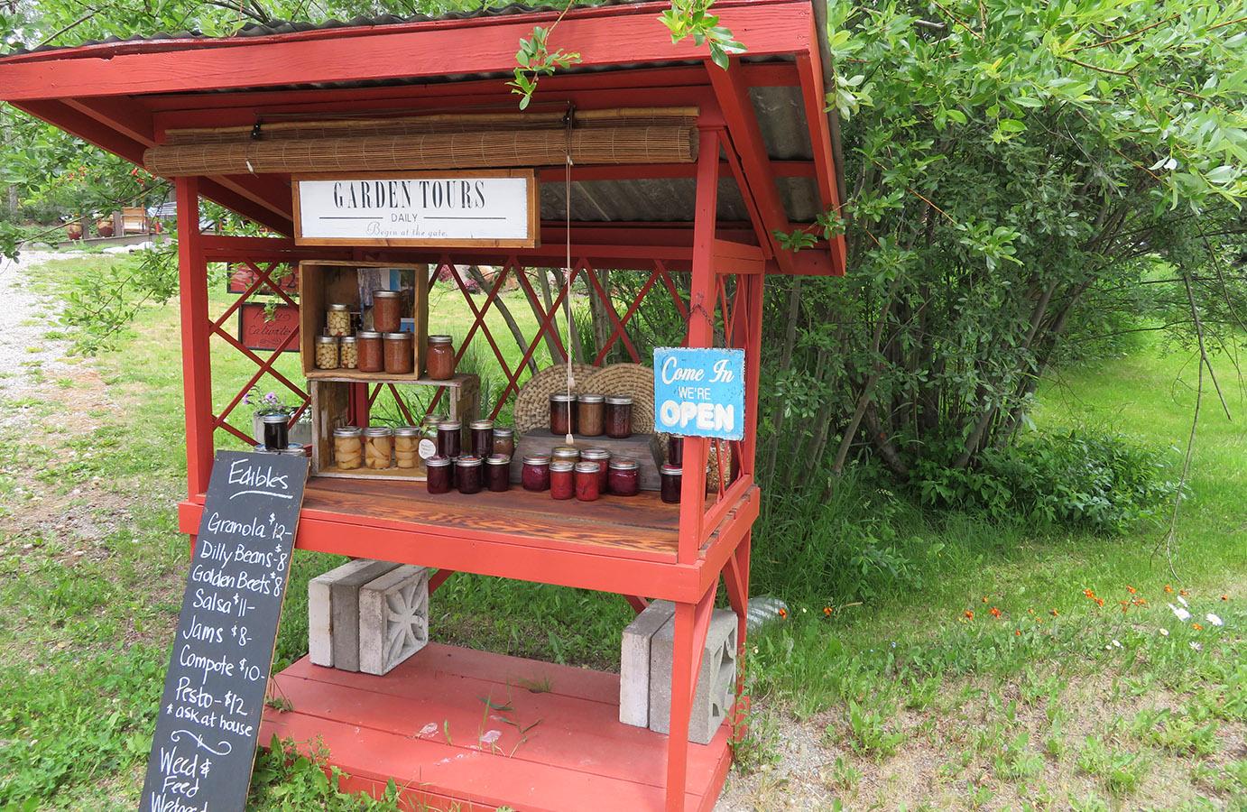 Road side jam stand