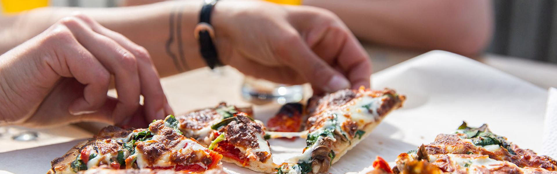 Sharing Pizza