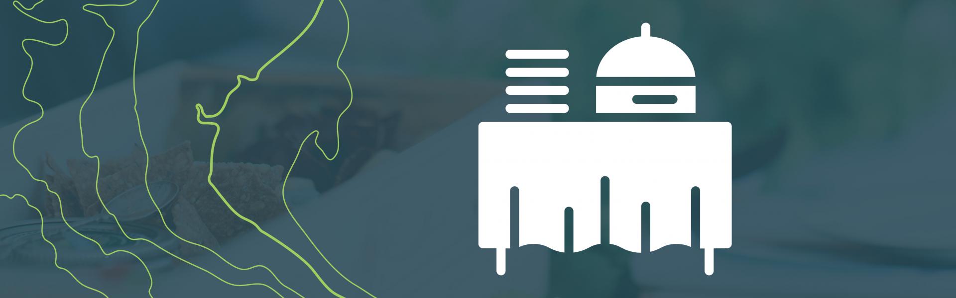 Catering table icon