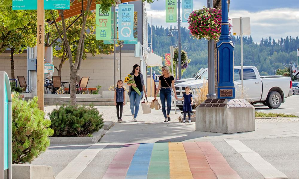 Spirit Square, downtown Quesnel