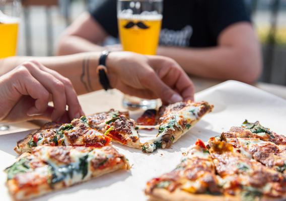 Sharing Pizza
