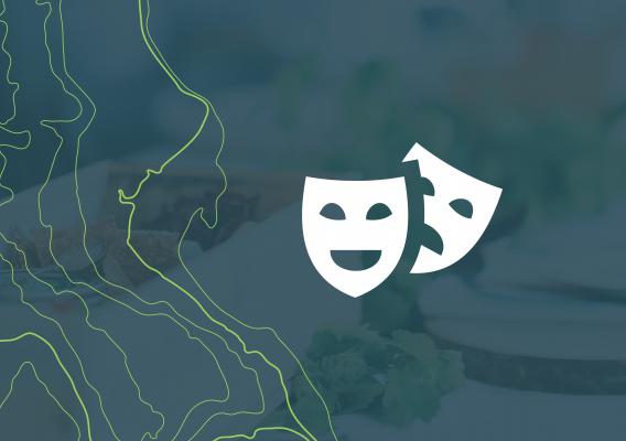 Theatre masks icon